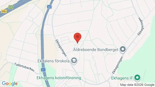 Bostadsrätter till salu i Jönköping - kort over placeringen
