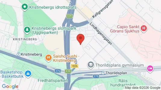 Bostadsrätter till salu i Kungsholmen - kort over placeringen