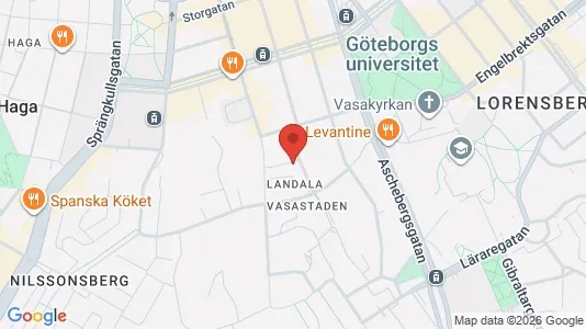 Lägenheter till salu i Göteborg Centrum - kort over placeringen