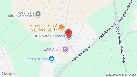 Lägenheter till salu i Uppsala - kort over placeringen