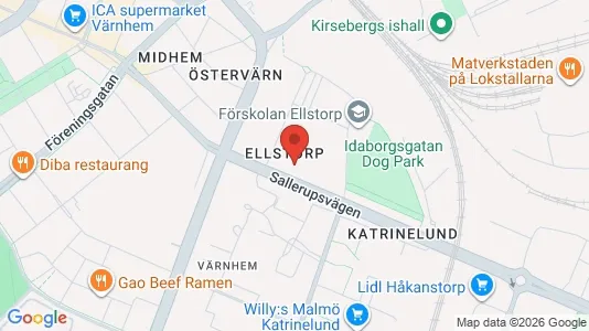 Lägenheter till salu i Malmö Centrum - kort over placeringen