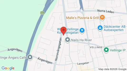 Lägenheter till salu i Vellinge - kort over placeringen