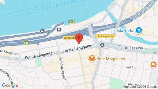 Lägenheter till salu i Göteborg Centrum - kort over placeringen