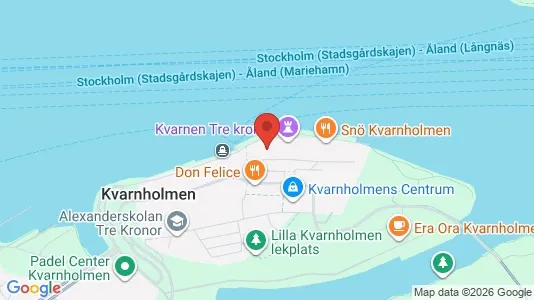 Lägenheter till salu i Nacka - kort over placeringen