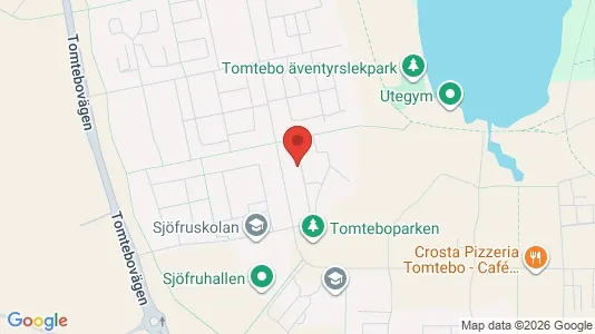 Lägenheter till salu i Umeå - kort over placeringen