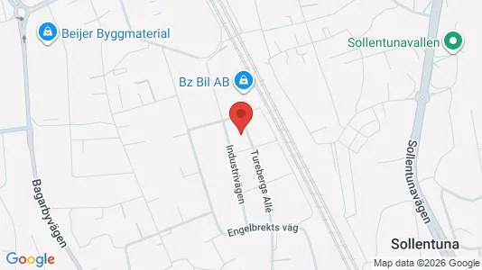 Lägenheter till salu i Sollentuna - kort over placeringen