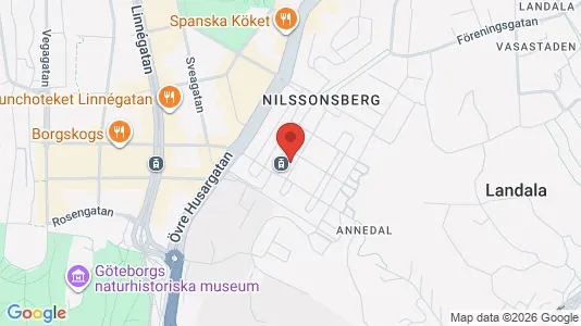 Lägenheter till salu i Göteborg Centrum - kort over placeringen