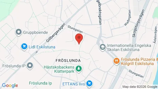 Lägenheter att hyra i Eskilstuna - kort over placeringen