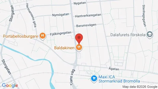 Bostadsrätter till salu i Bromölla - kort over placeringen