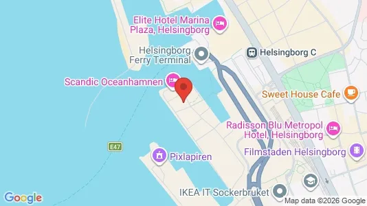 Lägenheter till salu i Helsingborg - kort over placeringen