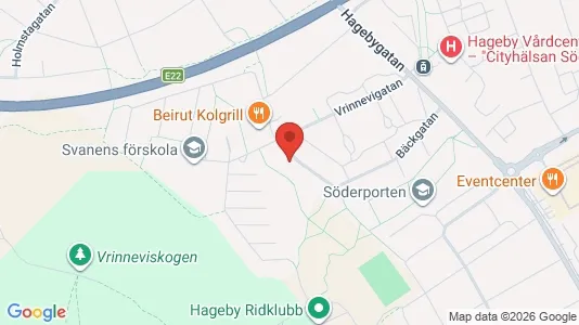 Lägenheter att hyra i Norrköping - kort over placeringen