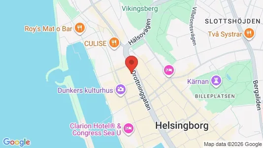 Lägenheter att hyra i Helsingborg - kort over placeringen