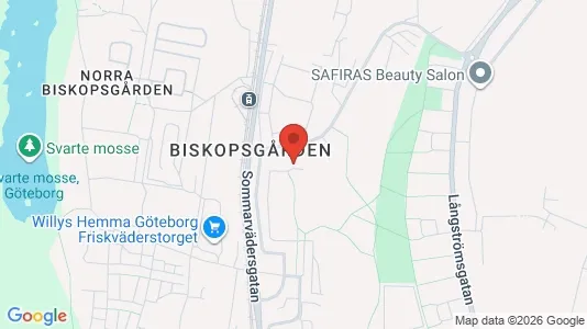 Lägenheter till salu i Västra hisingen - kort over placeringen
