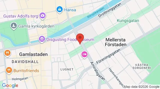 Lägenheter till salu i Malmö Centrum - kort over placeringen