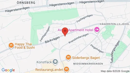 Lägenheter till salu i Söderort - kort over placeringen