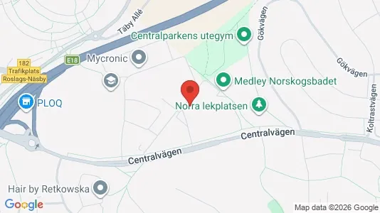 Lägenheter till salu i Danderyd - kort over placeringen