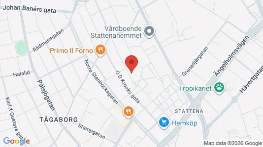 Lägenheter till salu i Helsingborg - kort over placeringen