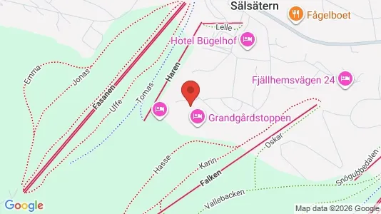 Lägenheter till salu i Malung-Sälen - kort over placeringen
