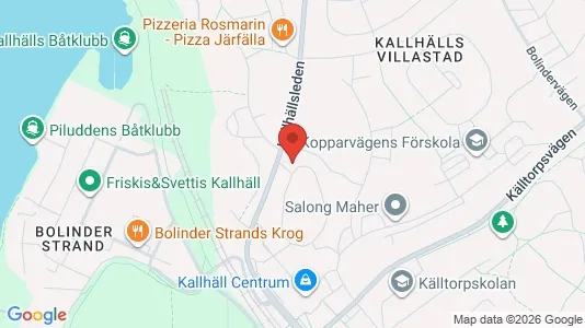 Lägenheter till salu i Järfälla - kort over placeringen