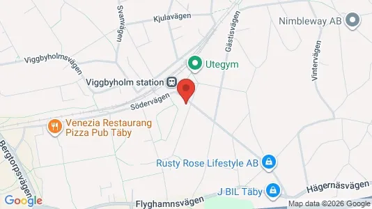 Lägenheter till salu i Täby - kort over placeringen