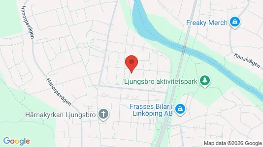 Lägenheter att hyra i Linköping - kort over placeringen