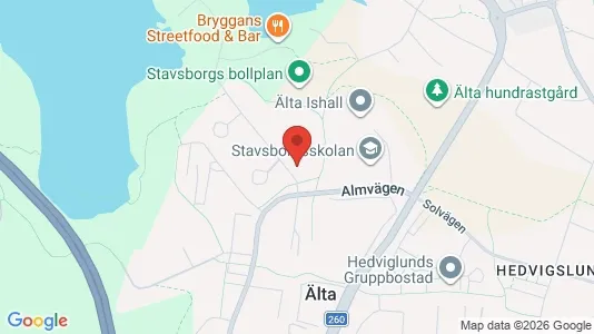 Lägenheter att hyra i Nacka - kort over placeringen