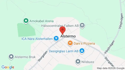 Lägenheter att hyra i Uppvidinge - kort over placeringen