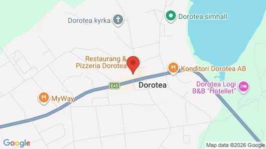 Lägenheter att hyra i Dorotea - kort over placeringen