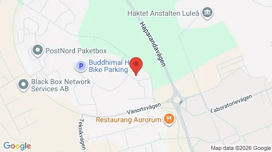 Lägenheter att hyra i Luleå - kort over placeringen