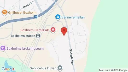 Lägenheter att hyra i Boxholm - kort over placeringen