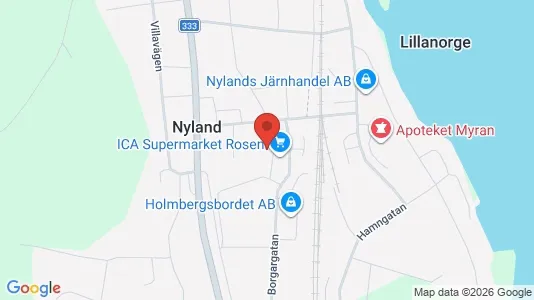 Lägenheter att hyra i Kramfors - kort over placeringen