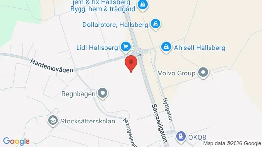 Lägenheter att hyra i Hallsberg - kort over placeringen