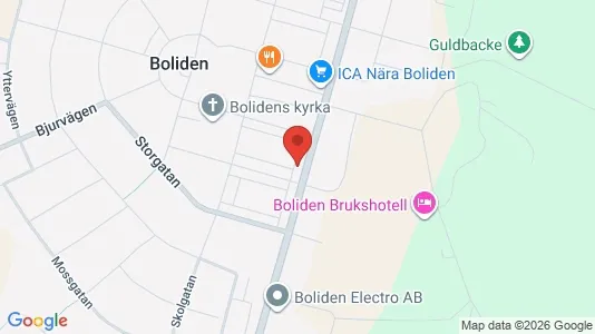 Lägenheter att hyra i Skellefteå - kort over placeringen