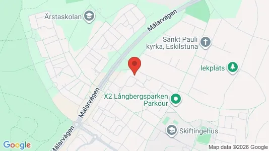 Lägenheter att hyra i Eskilstuna - kort over placeringen