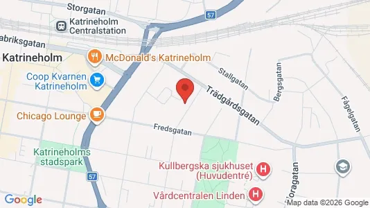 Lägenheter att hyra i Katrineholm - kort over placeringen