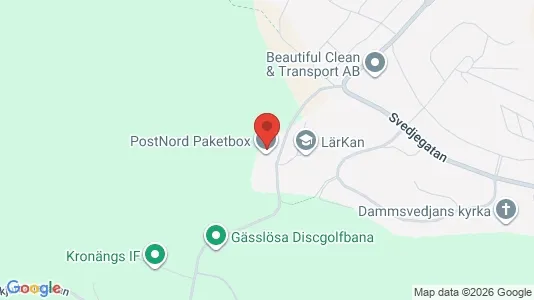 Lägenheter att hyra i Borås - kort over placeringen
