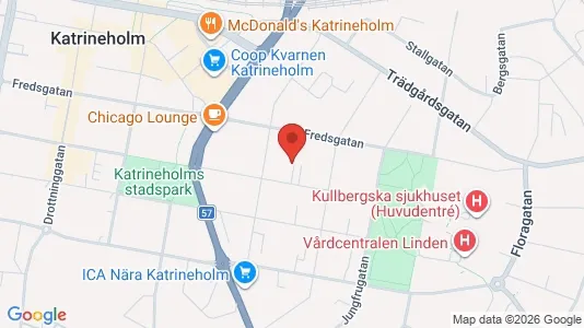 Lägenheter att hyra i Katrineholm - kort over placeringen