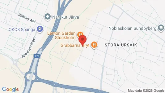 Lägenheter att hyra i Sundbyberg - kort over placeringen