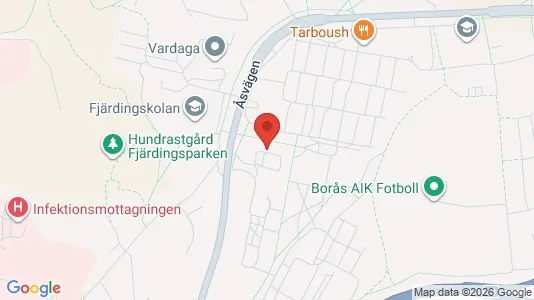 Lägenheter att hyra i Borås - kort over placeringen