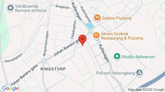 Lägenheter att hyra i Helsingborg - kort over placeringen