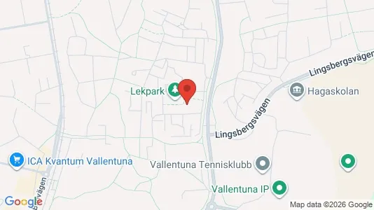 Lägenheter att hyra i Vallentuna - kort over placeringen
