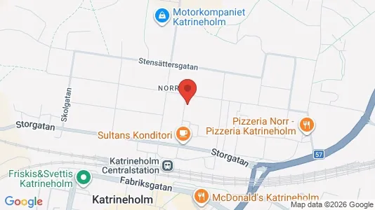 Lägenheter att hyra i Katrineholm - kort over placeringen