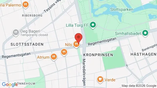 Lägenheter till salu i Malmö Centrum - kort over placeringen