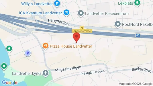 Lägenheter att hyra i Härryda - kort over placeringen