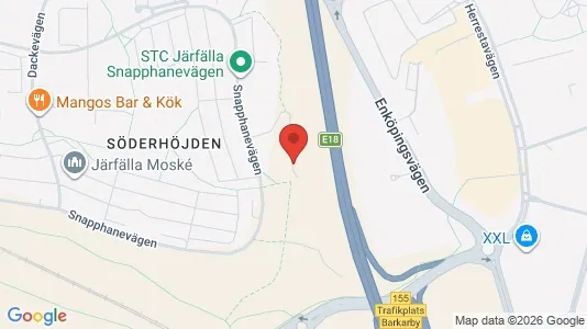 Lägenheter att hyra i Järfälla - kort over placeringen