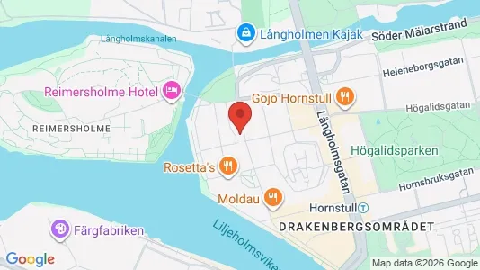 Lägenheter att hyra i Södermalm - kort over placeringen