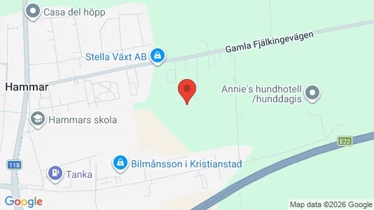 Lägenheter till salu i Kristianstad - kort over placeringen