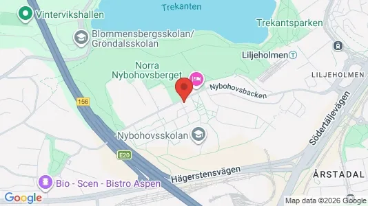 Lägenheter till salu i Södermalm - kort over placeringen
