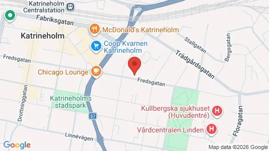 Lägenheter att hyra i Katrineholm - kort over placeringen