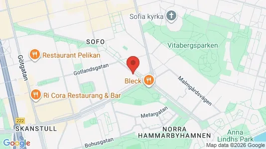 Lägenheter till salu i Södermalm - kort over placeringen